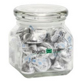 Hershey kisses in Small Glass Jar